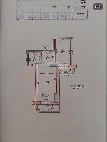 Квартиры: 1 комната, 44 м², 7 мкр Элитка, 11 этаж, Евроремонт — 10