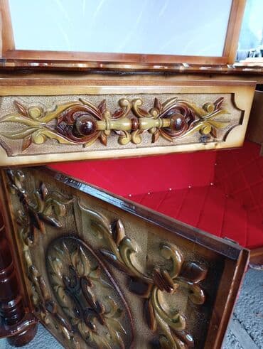 тумбы комоды с зеркалом: Комод для одежды, Новый, Без зеркала, Дерево, цвет - Коричневый — 8