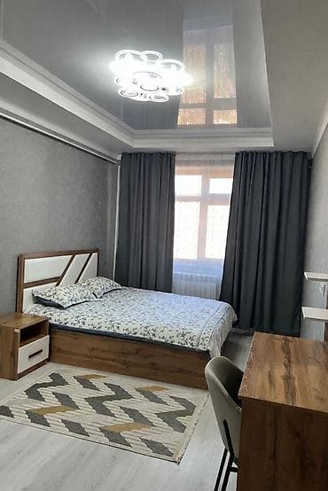 квартира берилет рабочий: 2 комнаты, Риэлтор, Парам без детей, от 6 месяцев, С мебелью полностью — 2