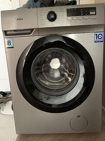 Техника и электроника: Стиральная машина Midea 8 кг инвертор, рабочая, без протечек и — 2