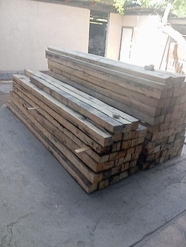 Брус: Брус строительный один раз использованные. три размера 100×100 и — 2