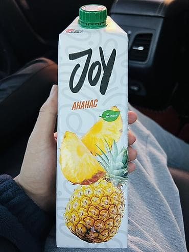 апельсины: Сок JOY «Ананас», 1 л - Упаковка: картонный тетрапак с удобной — 2