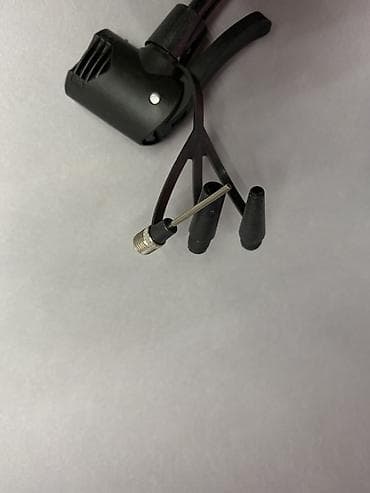 Портативный велосипедный насос с шлангом и креплением на раму — 7