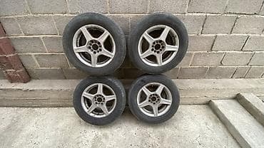 Колеса в сборе 205 / 65 / R 15, Лето, Б/у, Комплект, Легковые, Литые, отверстий - 5