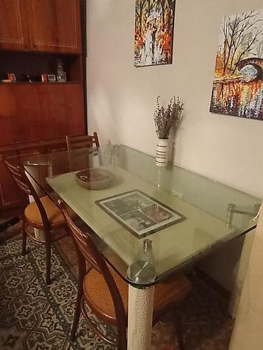 coffee table: Кухонный стол и стул, Самовывоз — 1