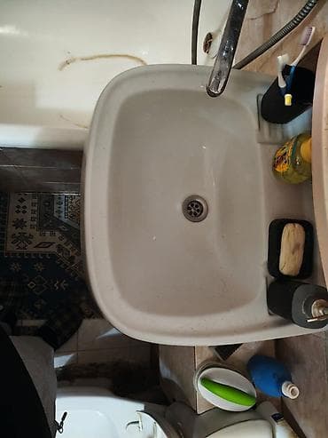 Үй жана бакча: Ванна үчүн раковина, Материалы: Керамика — 3