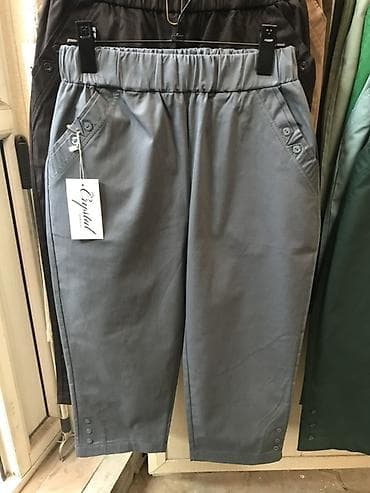 Брюки: Женские укороченные брюки Crystal. - Посадка: средняя, на удобной — 1