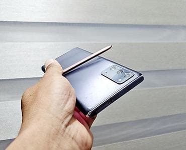 со стилусом: Samsung Galaxy Note 20, Б/у, 256 ГБ, цвет - Черный, 1 SIM, 2 SIM — 6