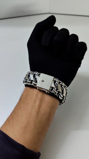 украшения изделия ручной работы: Серебряный браслет "Двойной Бисмарк" Вес 126 грамм — 2