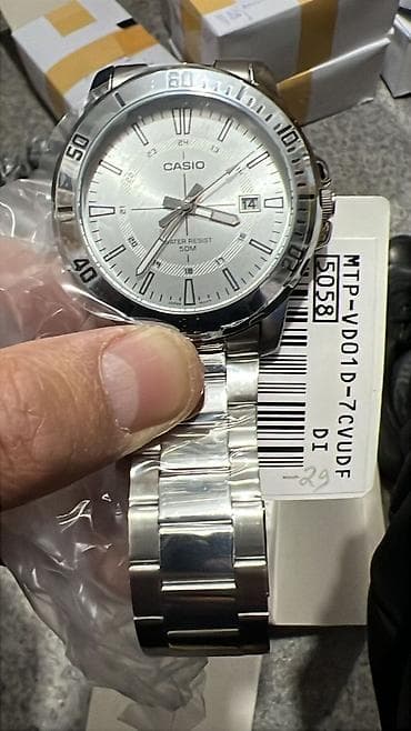 Классические часы часы, Casio, Водонепроницаемые, Мужские