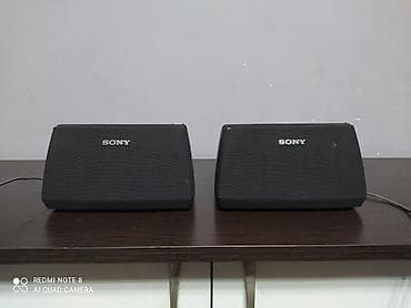 динамики сони: Продаю 2 маленькие колонки от муз центра SONY — 1