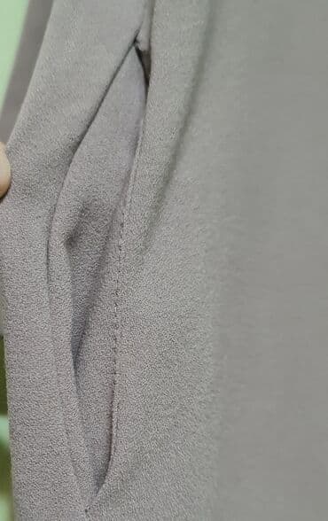 офисное платье большого размера: Повседневное платье, Осень-весна, Длинная модель, Прямое, M — 5