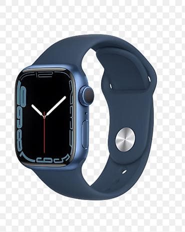 Смарт-часы: Смарт‑часы Apple Watch 7 45mm Коробка все есть сост хорошее иметься — 1