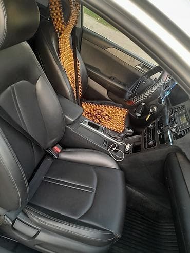 hyunda: Hyundai Sonata — интерьер и аксессуары - Салон из черной кожи — 4