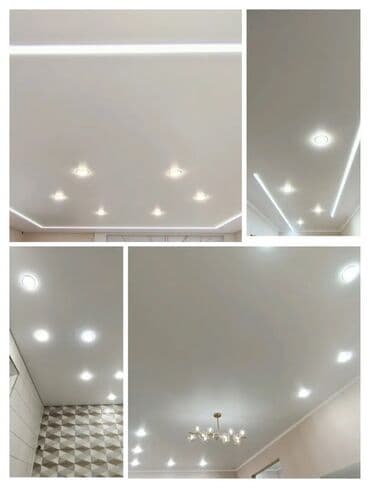 ремонт натяжных потолков: Натяжной потолок Глянцевое, Матовое, 3D потолки Гарантия, Бесплатная консультация, Бесплатный замер — 17