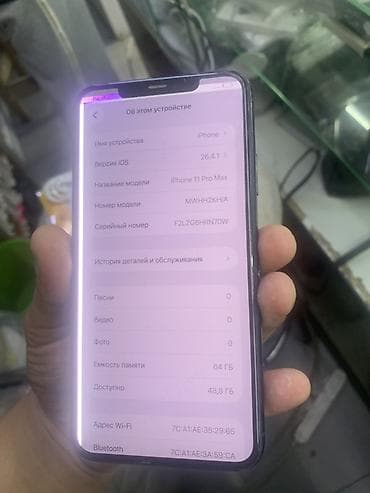 nokia e6: IPhone 11 Pro Max, Б/у, 64 ГБ, Зеленый, 74 % — 4