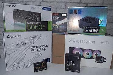 Компьютер, ОЗУ 32 ГБ, Игровой, Б/у, Intel Core i7, HDD + SSD