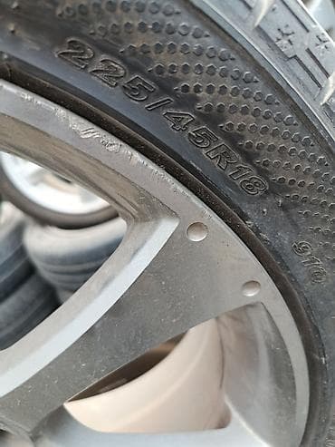 шины калесо: Колеса в сборе 225 / 45 / R 18, Всесезонная, Б/у, Комплект, Легковые, Литые, отверстий - 5 — 4