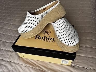 lining 38: Турецкие кожаные! Новые! Женские сабо/мюли Robin Footwear! Размер — 1