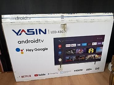 Телевизор YASIN LED-43G7 (43") - Платформа: Android TV - Голосовое