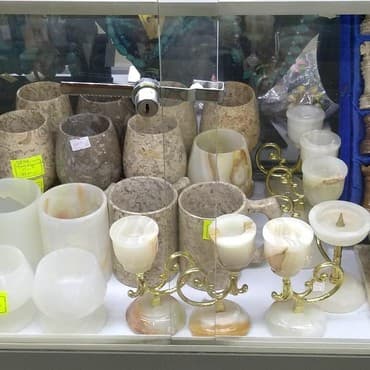 камни для аквариума: Изделия из Оникс-а, натуральный природный камень — 4