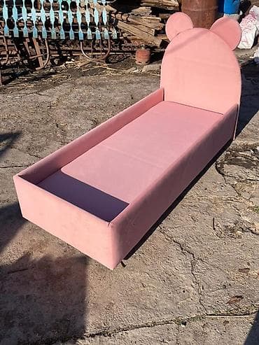 сухой басейин: Детская односпальная кровать с мягким изголовьем «Мишка» - Дизайн — 6