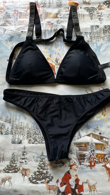 купальники з високою посадкою: Продаю купальник Victorias secret.Новый!Размер XL,на большую грудь 3/4 — 3