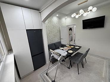 8: 2 комнаты, 68 м², Кок-Жар мкр 106 серия улучшенная, 8 этаж, Свежий ремонт — 2