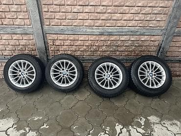 Дөңгөлөктөр монтажда 205 / 60 / R 16, Кыш, Колдонулган, Комплект, Жеңил унаалар, Куйма, тешиктери - 5