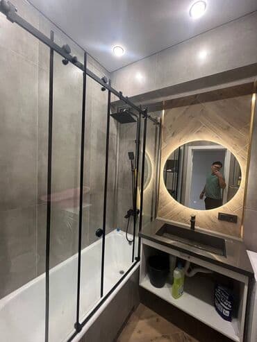 душевые кабины с ванной бишкек: Душевая кабина Прямоугольная — 14