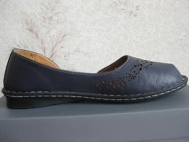 Женская обувь: Продаются балетки Синий цвет 38 размер В очень хорошем состоянии — 6