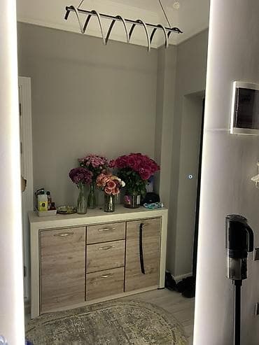 Тумба и подставка для обуви, МДФ, цвет - Бежевый