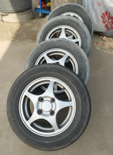 железные диски р13: Колеса в сборе 185 / 70 / R 14, Зима, Комплект, Легковые, Литые, отверстий - 4 — 1