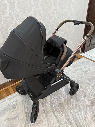 Коляски: Прогулочная коляска Kidilo (чёрная) - Универсальная прогулочная — 3