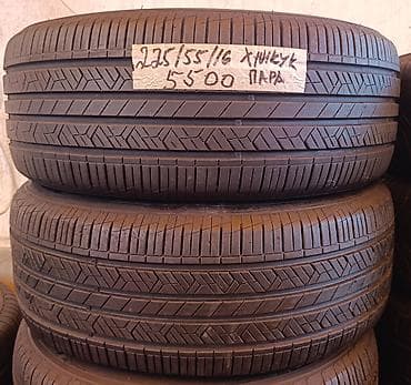 зимние шины ханкук: Шины 225 / 55 / R 16, Лето, Б/у, Пара, Легковые, Корея, Hankook — 1