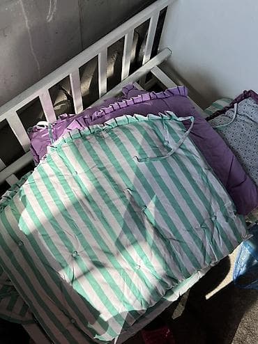 аксессуары для мебели: Подушки бортики для кровати детской (на стул/скамью), комплект из 4шт — 4