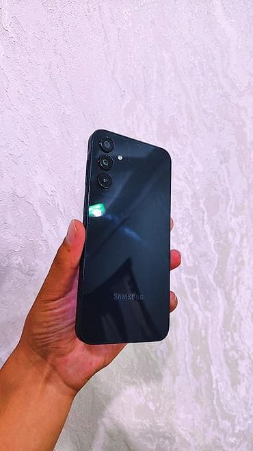 Мобильные телефоны и аксессуары: Samsung Galaxy A15, Б/у, 128 ГБ, цвет - Голубой, 1 SIM, 2 SIM — 2