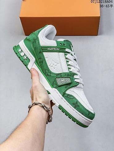 Сулуулук жана ден соолук: Эркектердин кроссовкасы, 41, Louis Vuitton, Жаңы, түсү - Жашыл, Өзү алып кетүү, Акылуу жеткирүү — 1
