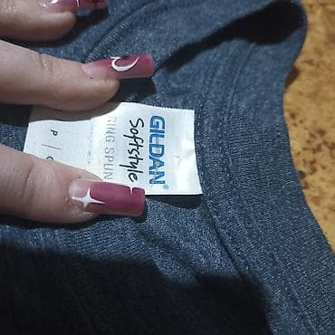 перчатка для рисования: Футболка Gildan Softstyle с принтом Размер : L - Модель: Gildan — 2