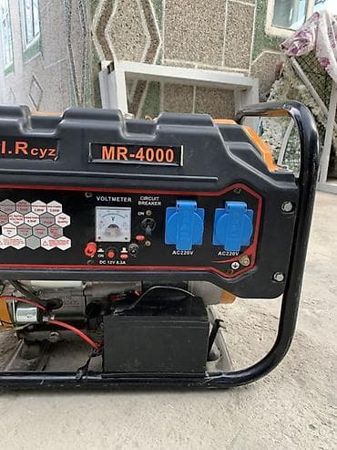 Генераторлор: Бензиновый электогенератор M.I.Rcyz MR-4000 Основные характеристики — 3