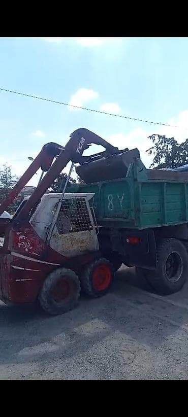 Авто кызматтары: Услуги мини-погрузчика TCM (скид-стир) с ковшом - Погрузка и вывоз — 1
