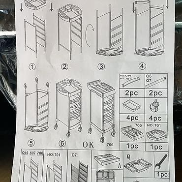 Гүлдөр үчүн текчелер, этажеркалар: Гүлдөр үчүн секичелүү текче, Жаңы, Желим, Өзү алып кетүү, Акылуу жеткирүү — 3