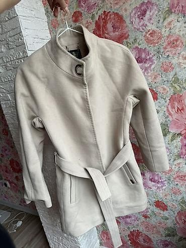 Атайын кийим: Пальтолор, Күз-жаз, Кабып тигилген, Кыска модель, Куру менен, S, M — 1