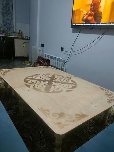 Игровые кресла: Национальный кыргызский стол, Не раскладной, Дерево — 1