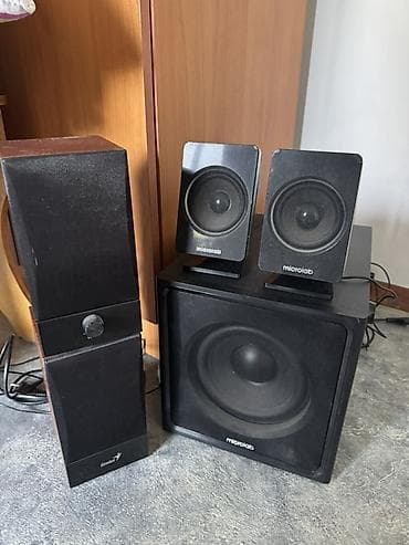 Акустическая система 2.1 Microlab с сабвуфером + дополнительные