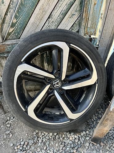 19: Литые Диски R 19 Honda, Комплект, отверстий - 5, Б/у — 7