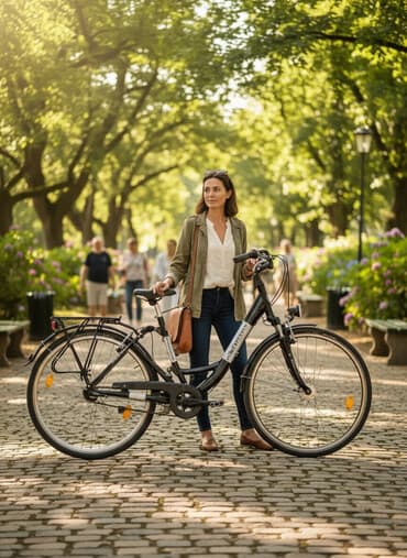 Городской велосипед, Рама L (172 - 185 см), Б/у