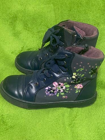 кожанные туфли: Ботиночки для девочек, кожа, размер 31 — 3