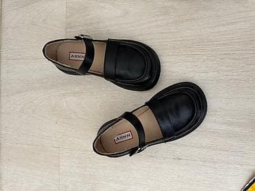 Лоферы Mary Jane ASNNY, черные - Классическая модель с закрытым мысом