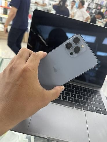 iphone 13 pro max новый: IPhone 13 Pro Max, Б/у, 512 ГБ, Sierra Blue, Кабель, 100 % — 6